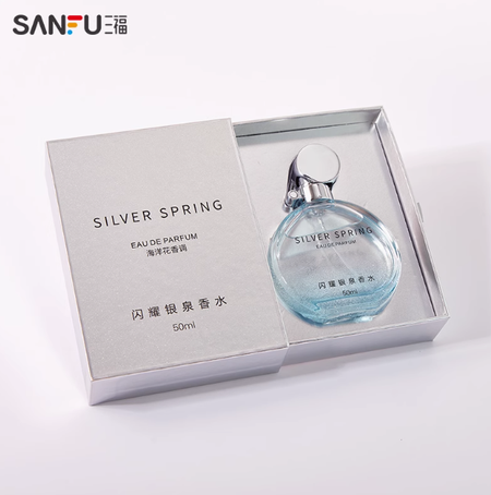 三福missjosie閃耀銀泉香水閃耀琥珀女士持久淡香50ml生日禮物女